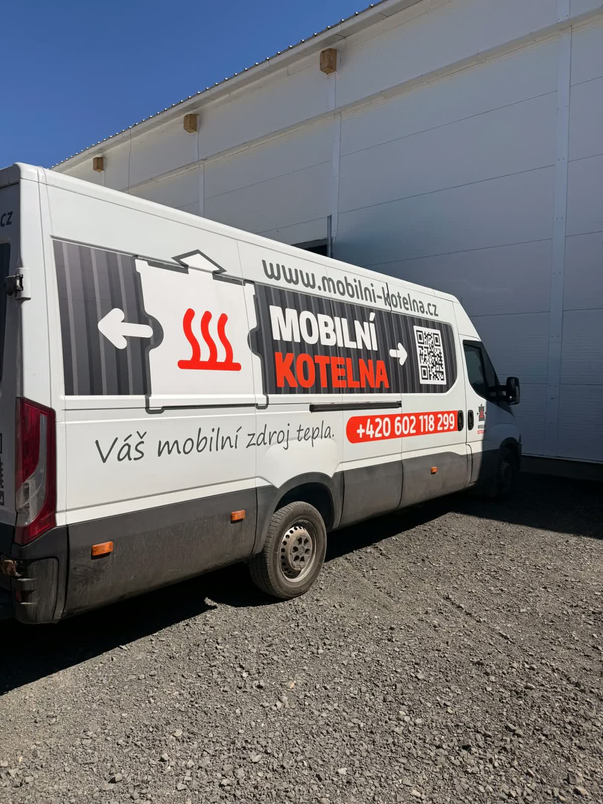Sklad mobilných kotolní